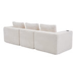 265cm wide fully compressed sofa with three pillows (feather pillow+two plastic cup holders) - comfo - Image 20