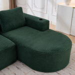 265cm wide fully compressed sofa with three pillows (feather pillow+two plastic cup holders) - comfo - Image 13
