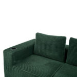 265cm wide fully compressed sofa with three pillows (feather pillow+two plastic cup holders) - comfo - Image 15