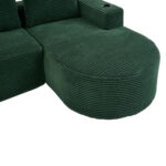 265cm wide fully compressed sofa with three pillows (feather pillow+two plastic cup holders) - comfo - Image 16