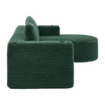265cm wide fully compressed sofa with three pillows (feather pillow+two plastic cup holders) - comfo - Image 22