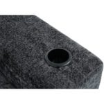 258 centimetres wide fully compressed L-shaped sofa with three pillows - a classic, minimalist, and - Image 19