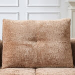 258 centimetres wide fully compressed L-shaped sofa with three pillows - a classic, minimalist, and - Image 11