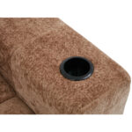 258 centimetres wide fully compressed L-shaped sofa with three pillows - a classic, minimalist, and - Image 18