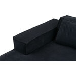 235 cm wide economy textile sofa with two cushions + feather bag - modern, simple and comfortable so - Image 20