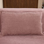 235 cm wide economy textile sofa with two cushions + feather bag - modern, simple and comfortable so - Image 10