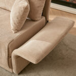 Modern Minimalist Fabric Sofa with Multifunctional Conversion - Comfortable Sleeper Sofa for Living - Image 11