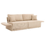 Modern Minimalist Fabric Sofa with Multifunctional Conversion - Comfortable Sleeper Sofa for Living - Image 12
