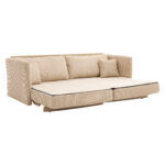 Modern Minimalist Fabric Sofa with Multifunctional Conversion - Comfortable Sleeper Sofa for Living - Image 17