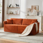 Modern Minimalist Fabric Sofa with Multifunctional Conversion - Comfortable Sleeper Sofa for Living