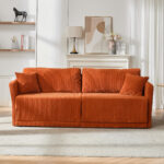 Modern Minimalist Fabric Sofa with Multifunctional Conversion - Comfortable Sleeper Sofa for Living - Image 2