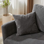 Modern Minimalist Fabric Sofa with Multifunctional Conversion - Comfortable Sleeper Sofa for Living - Image 10