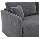 Modern Minimalist Fabric Sofa with Multifunctional Conversion - Comfortable Sleeper Sofa for Living - Image 21