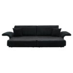 Modern Minimalist Fabric Sofa with Multifunctional Conversion - Comfortable Sleeper Sofa for Living - Image 19