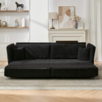Modern Minimalist Fabric Sofa with Multifunctional Conversion - Comfortable Sleeper Sofa for Living - Image 6
