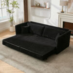 Modern Minimalist Fabric Sofa with Multifunctional Conversion - Comfortable Sleeper Sofa for Living - Image 8