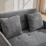 Minimally modern design fabric sofa multifunctional deformation sofa - comfortable living room, offi - Image 11