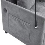 Minimally modern design fabric sofa multifunctional deformation sofa - comfortable living room, offi - Image 26