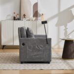 Minimally modern design fabric sofa multifunctional deformation sofa - comfortable living room, offi - Image 7