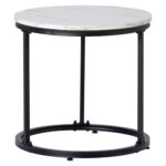 Round Coffee Table 2-Piece Set, Living Room Nesting Round Side Table Set of 2 - Image 7