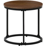Round Coffee Table 2-Piece Set, Living Room Nesting Round Side Table Set of 2 - Image 16