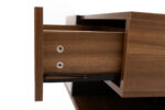Coffee Table, Table with 4 Drawers, Unique Color Matching and Line Design, Storage Below. 78x78x40 cm - Image 13