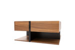 Coffee Table, Table with 4 Drawers, Unique Color Matching and Line Design, Storage Below. 78x78x40 cm - Image 19
