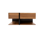 Coffee Table, Table with 4 Drawers, Unique Color Matching and Line Design, Storage Below. 78x78x40 cm - Image 22