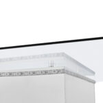 Coffee Table Made of High-Gloss Glass, Movable Coffee Table with Swivel Casters - Image 10