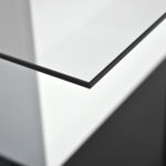 Coffee Table Made of High-Gloss Glass, Movable Coffee Table with Swivel Casters - Image 23
