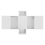 High-Gloss Living Room Coffee Table with Push-Pull Storage Structure, Double-Sided Drawers - Image 12