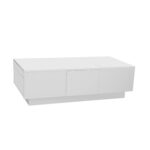 High-Gloss Living Room Coffee Table with Push-Pull Storage Structure, Double-Sided Drawers - Image 16