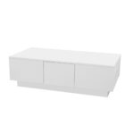 High-Gloss Living Room Coffee Table with Push-Pull Storage Structure, Double-Sided Drawers - Image 18