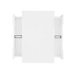 Coffee Table with High-Gloss Surface, LED Light Strip, Four Drawers Front and Back, Large Storage Space - Image 15