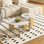 Modern Modular Coffee Table Set, Side Table, Coffee Table Set for Living Room, Sofa Side Table Set