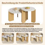Modern Modular Coffee Table Set, Side Table, Coffee Table Set for Living Room, Sofa Side Table Set - Image 2
