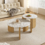 Modern Modular Coffee Table Set, Side Table, Coffee Table Set for Living Room, Sofa Side Table Set - Image 3