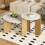 Modern Modular Coffee Table Set, Side Table, Coffee Table Set for Living Room, Sofa Side Table Set - Image 4