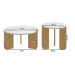 Modern Modular Coffee Table Set, Side Table, Coffee Table Set for Living Room, Sofa Side Table Set - Image 5