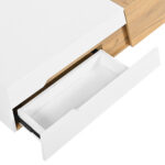 Extendable Coffee Table, Living Room Table with Drawers, Side Table with Color-Block Structure - Image 31