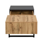 Multi-Functional Modern Sliding Coffee Table with Hidden Storage, High-Quality Wood Material - Image 14