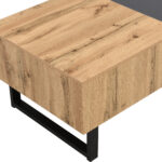 Multi-Functional Modern Sliding Coffee Table with Hidden Storage, High-Quality Wood Material - Image 16
