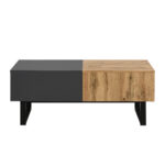 Multi-Functional Modern Sliding Coffee Table with Hidden Storage, High-Quality Wood Material - Image 19
