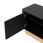 200 cm TV Stand | Fluted TV Cabinet in Luxurious Style, 4-Door with Large Storage, Living Room Media - Image 23