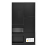 Multifunctional Makeup and Wardrobe Combination with Pull-out Stool, Full-length Mirror, Divided Mak - Image 32