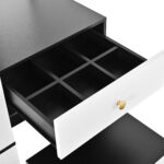Multifunctional Makeup and Wardrobe Combination with Pull-out Stool, Full-length Mirror, Divided Mak - Image 36