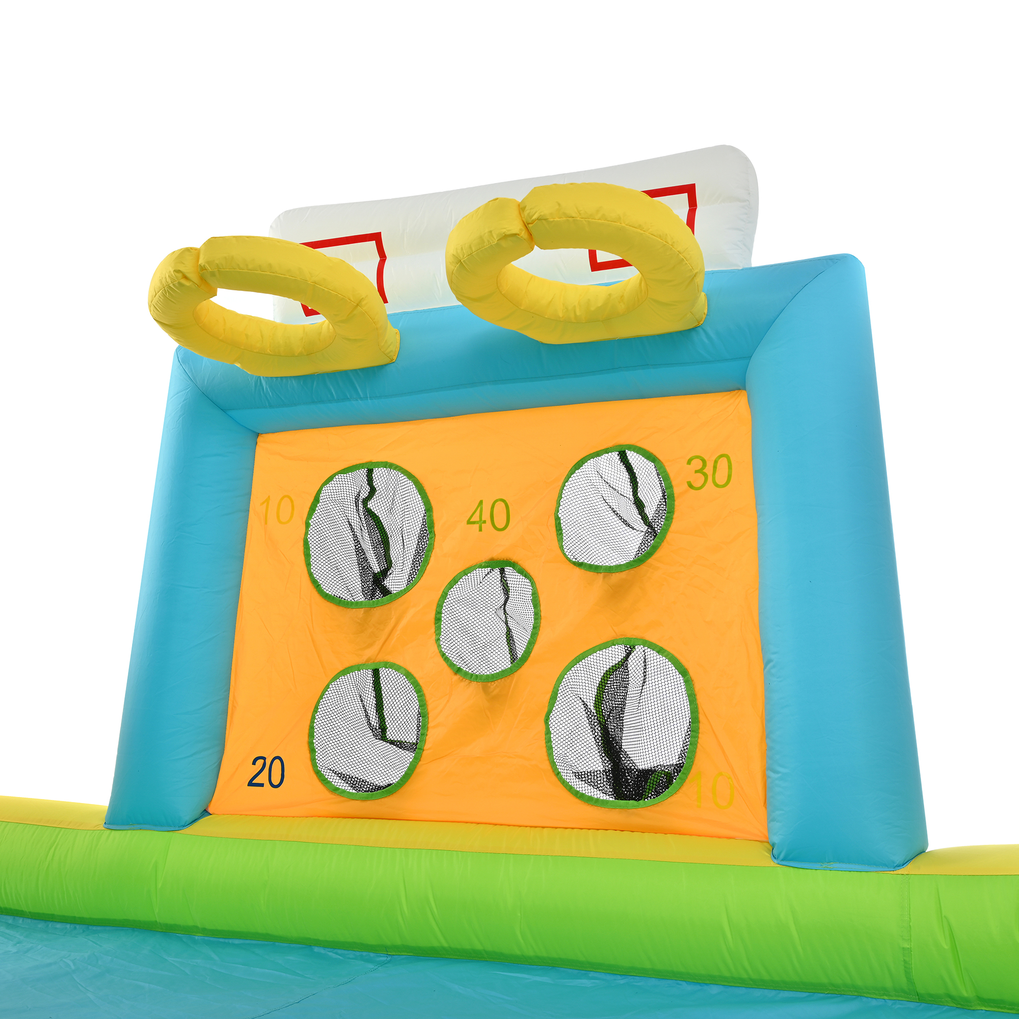 Kids Bouncy Castle, Inflatable Bouncy Castle for Children Ages 3-10, Outdoor Castle Bouncer with Blo