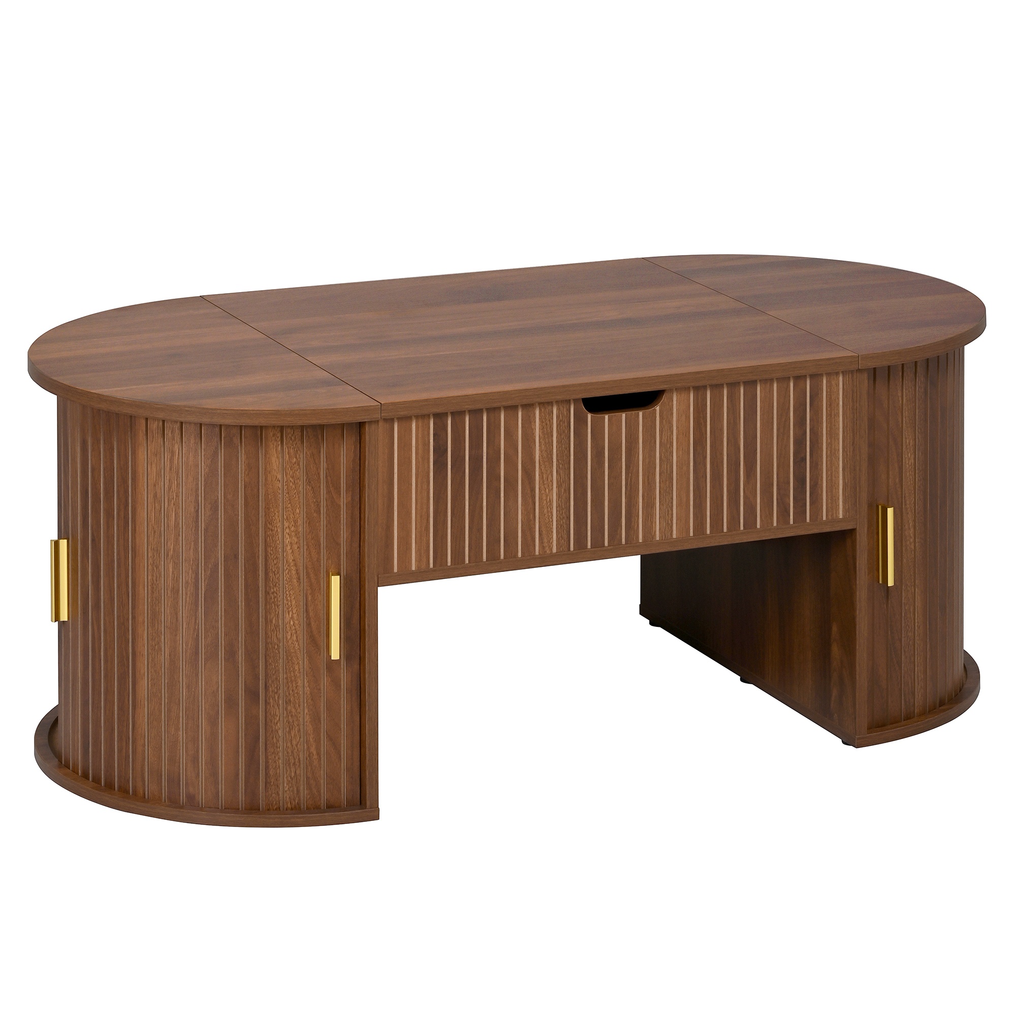 Moderner, höhenverstellbarer Couchtisch , Höhenverstellbarer Couchtisch fürs Wohnzimmer , Offene Reg