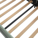 Dětská postel 90 x 200 cm, zelený sametový autíčkový design, čalouněná postel se světlem na čtení, nabíjecím portem, nožní - Obrázek 25