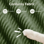 Modular corner sofa without assembly, frameless sofa, ergonomic and pet-friendly, made of corduroy f - Image 27